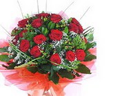  hediye �i�ek�ilik cicek , cicekci bat�kent 10 adet kirmizi g�l buket tanzim