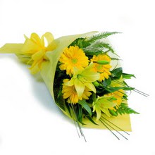  bat�kent �i�ek�ilik hediye sevgilime hediye �i�ek konutkent  lilyum gerbera buketi �zel