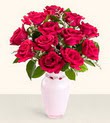  �ankaya �i�ek�ilik hediye �i�ek yolla  10 kirmizi g�l cam yada mika vazo tanzim