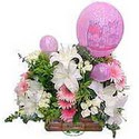 balon ve çiçeklerle tanzim  kavaklıdere çiçekçilik internetten çiçek satışı balgat