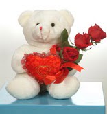 3 adetg�l ve oyuncak   online �i�ek�i , �i�ek sipari�i yenimahalle 