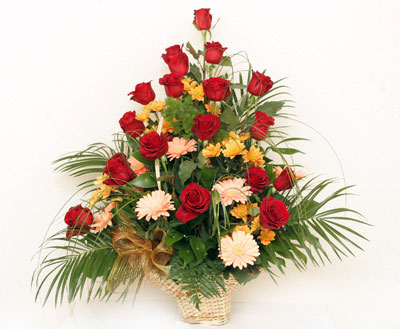  dikmen �i�ek�ilik �i�ek�i ma�azas� online sepet i�erisinde 9 adet g�l gerbera ve kir �i�ek