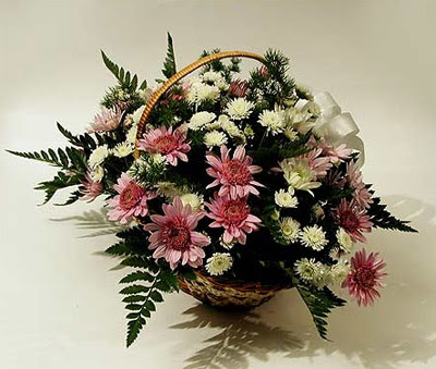  �i�ek�ilik ucuz �i�ek g�nder  sepet i�erisinde karisik kir sepeti