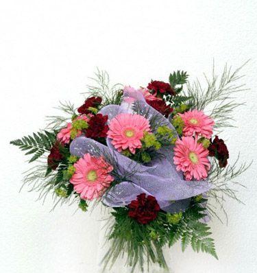 gerbera ve kir �i�eklerinden demet tanzimi  Ankara sevgilime cicekciler , cicek siparisi ke�i�ren 