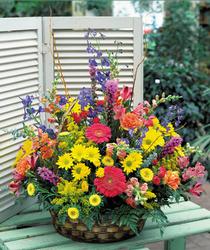  batıkent çiçekçilik hediye sevgilime hediye çiçek konutkent  karisik mevsim sepet çiçegi