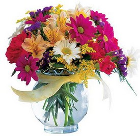  kavaklıdere çiçekçilik internetten çiçek satışı balgat cam yada mika içerisinde karisik mevsim çiçekleri
