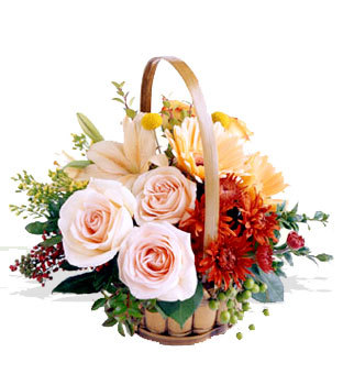  Ankara buket çiçekçilik uluslararası çiçek gönderme ulus  Orta boy Karisik mevsim çiçeklerinden sepet