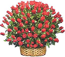  Ankara pursaklar çiçekçilik çiçek yolla , çiçek gönder , çiçekçi ostim   51 adet kirmizi gül sepet içerisinde