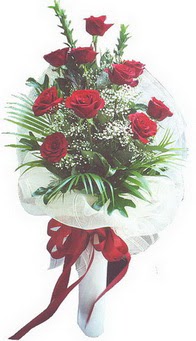  �ankaya �i�ek�ilik hediye �i�ek yolla  10 adet kirmizi g�lden buket tanzimi �zel anlara