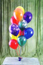  hediye �i�ek�ilik cicek , cicekci bat�kent 19 adet u�an balon demeti balonlar