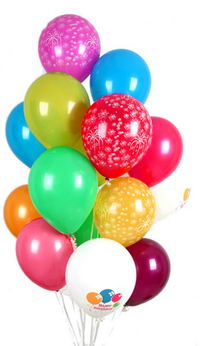  �ankaya �i�ek�ilik hediye �i�ek yolla  30 adet u�an balon buketi demeti renkli