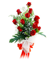 11 adet kirmizi güllerden görsel sölen buket  Ankara yenimahalle çiçekçilik çiçek siparişi vermek kızılay 