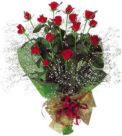 11 adet kirmizi g�l buketi �zel hediyelik  dikmen �i�ek�ilik �i�ek�i ma�azas� online
