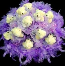 11 adet pelus ayicik buketi  Ankara balgat �i�ek�ilik �i�ek , �i�ek�i , �i�ek�ilik 