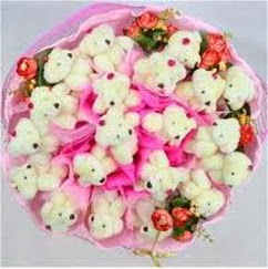 25 adet ayiciktan ayi buketi  Ankara eryaman �i�ek�ilik internetten �i�ek sipari�i dikmen 