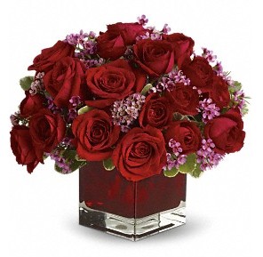 11 adet kırmızı gül vazosu  Ankara çiçekçilik çiçekçiler çankaya 