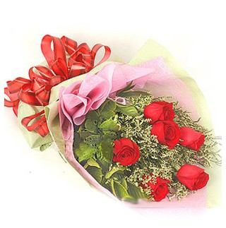  Ankara balgat �i�ek�ilik �i�ek , �i�ek�i , �i�ek�ilik  6 adet k�rm�z� g�lden buket