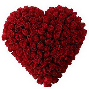  dikmen çiçekçilik çiçekçi mağazası online muhteşem kırmızı güllerden kalp çiçeği