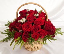 19 adet k�rm�z� g�lden �i�ek sepeti  �i�ek�ilik �i�ek servisi , �i�ek�i adresleri g�lba�� 