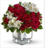 11 adet kırmızı gül ve beyaz kır çiçekleri  Ankara mağaza çiçekçilik 14 şubat sevgililer günü çiçek keçiören 