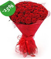 51 adet kırmızı gül buketi özel hissedenlere  Ankara oran çiçekçilik çiçek siparişi sitesi ucuz çiçekleri 