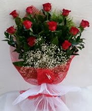 11 adet kırmızı gülden görsel çiçek  Ankara çiçekçilik çiçek satışı 
