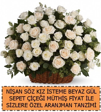 S�z ni�an k�z isteme �i�e�i 33 beyaz g�l  Ankara anatolia �i�ek�ilik �i�ek g�nderme sitemiz g�venlidir 