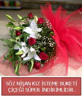 Söz nişan kız isteme buketi  Ankara çiçek çiçekçi telefonları 