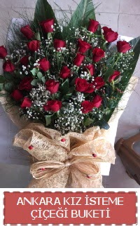 Kız isteme çiçeği kız isteme buket modeli  Ankara eryaman çiçekçilik internetten çiçek siparişi dikmen 