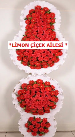 3 katlı kırmızı düğün açılış çiçeği  Ankara anatolia çiçek çiçek gönderme 