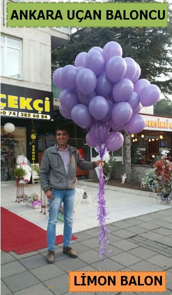 Ankara 50 adet istenilen renkte u�an balon  �i�ek�ilik ucuz �i�ek g�nder 