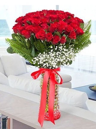 Vazoda 41 kırmızı Gül (Maşallah)  Ankara çiçekçilik çiçekçiler çankaya 
