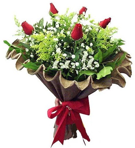 5 adet gülden buket  Ankara anatolia çiçekçilik çiçek gönderme sitemiz güvenlidir 