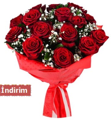 12 Adet kırmızı aşk gülleri  Ankara çiçekçilik çiçek satışı  