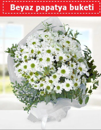 Beyaz Papatya Buketi  Ankara mağaza çiçekçilik 14 şubat sevgililer günü çiçek keçiören 